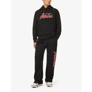AMIRI City Zip-Pockets Straight-Leg Relaxed-Fit Cotton-Jersey Jogging Bottoms